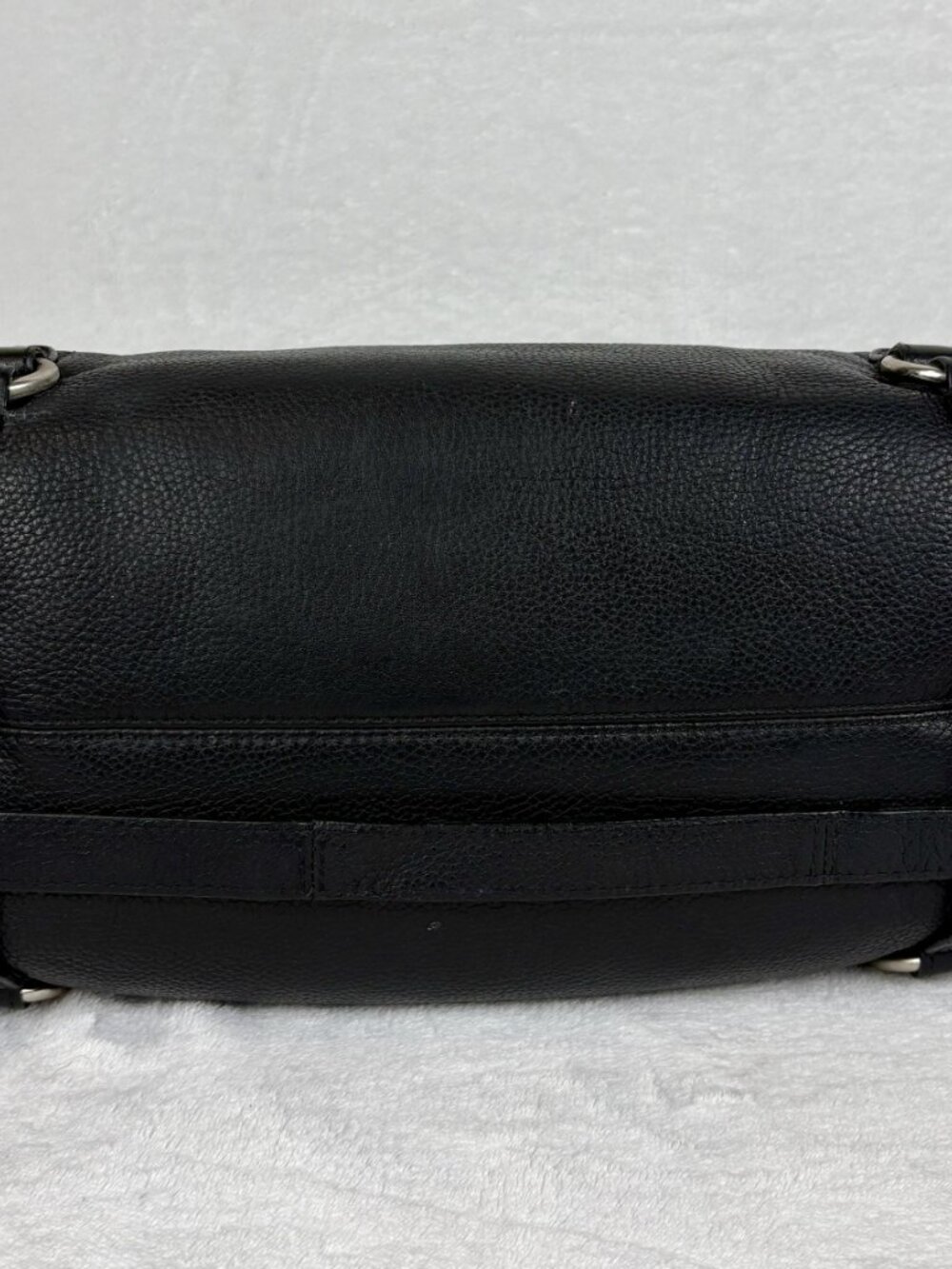 Coach Alexandra Bag in Black Pebble Leather with Chain - Picture 6 of 16